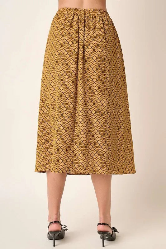 Mittoshop Printed Midi Skirt - Brittney MADE