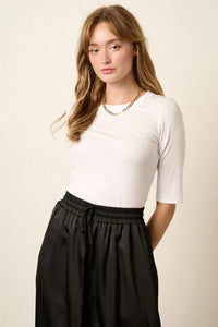 Mittoshop Round Neck Half Sleeve T-Shirt - Brittney MADE