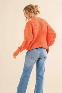 And The Why Fishnet Knitting Bolero Cardigan - Brittney MADE