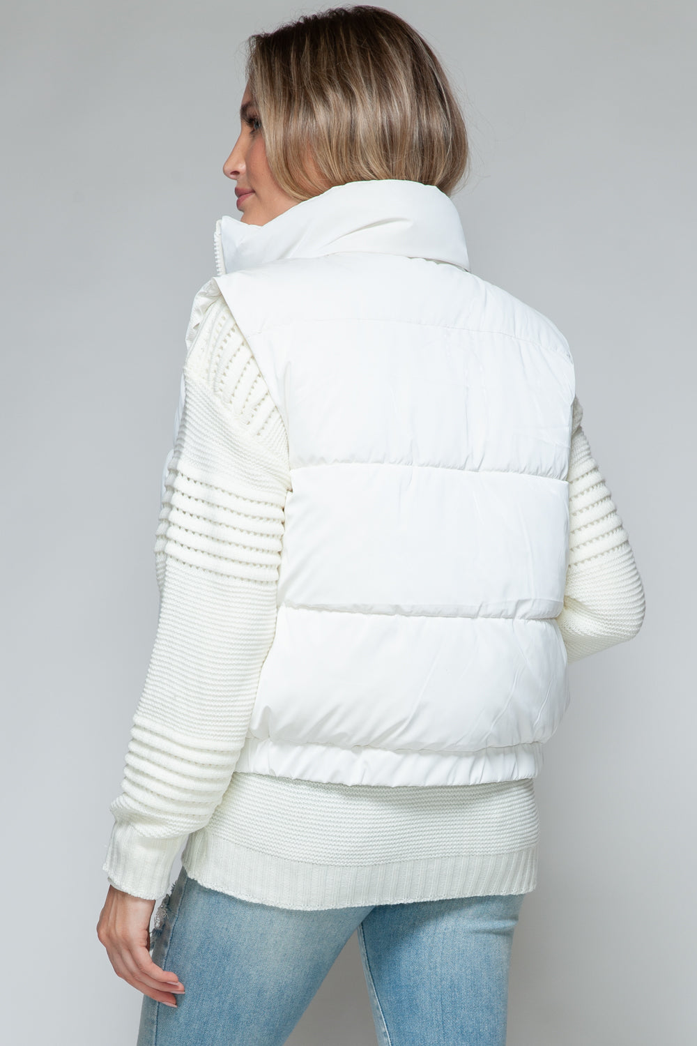 Snobbish Fine Fur Lining Quilted Vest - Brittney MADE