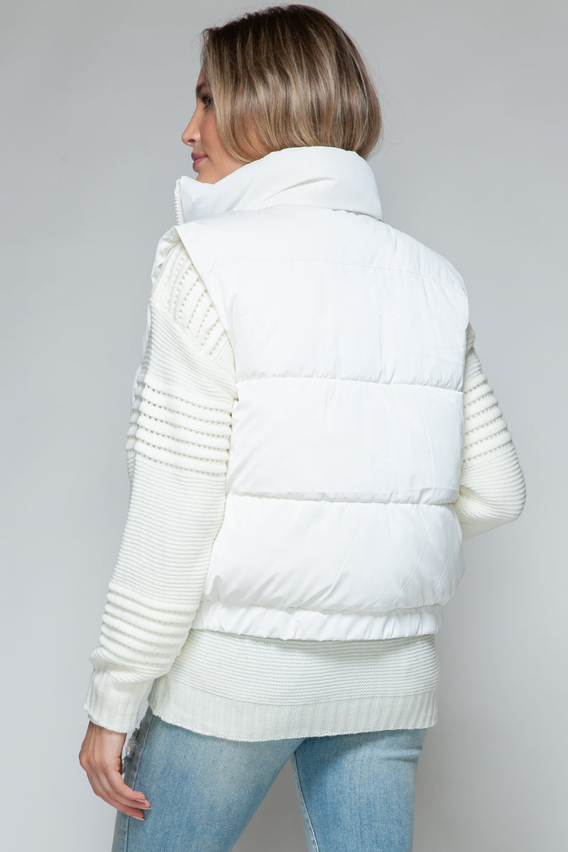 Snobbish Fine Fur Lining Quilted Vest - Brittney MADE