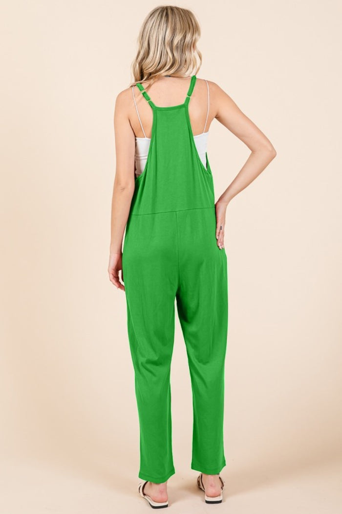 Culture Code Full Size Sleeveless Jumpsuit with Pockets - Brittney MADE