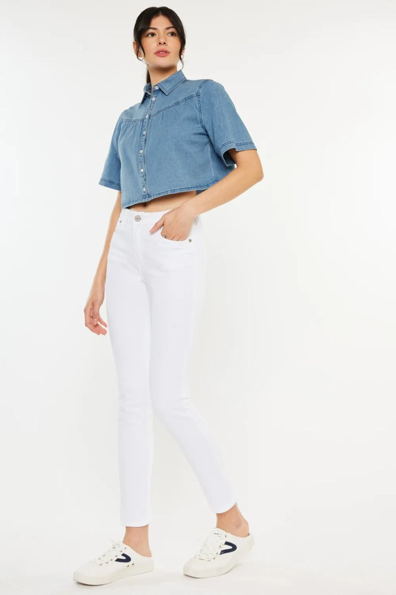 Kancan High Rise Ankle Skinny Jeans - Brittney MADE