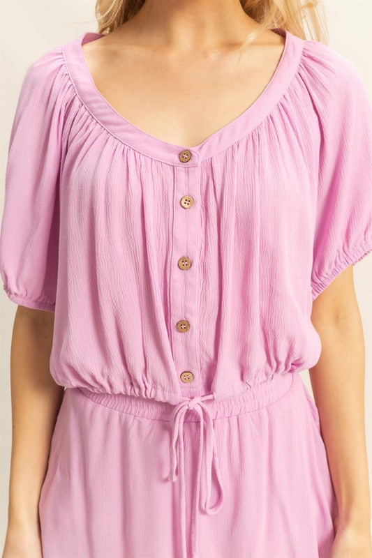 HYFVE Drawstring Hem Short Sleeve Top and Skort Set - Brittney MADE