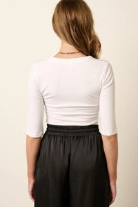 Mittoshop Round Neck Half Sleeve T-Shirt - Brittney MADE