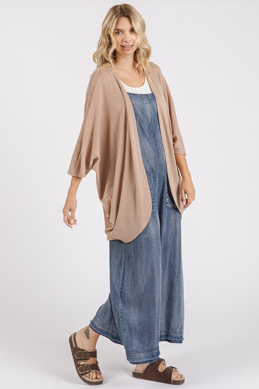 Mittoshop Open Front Batwing Sleeve Cardigan - Brittney MADE