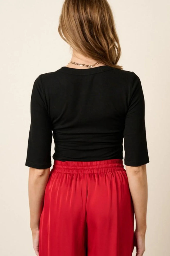 Mittoshop Round Neck Half Sleeve T-Shirt - Brittney MADE