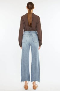 Kancan High Rise Slim Wide Leg Jeans - Brittney MADE