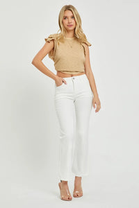 RISEN Full Size Mid Rise Jeans with Pockets - Brittney MADE