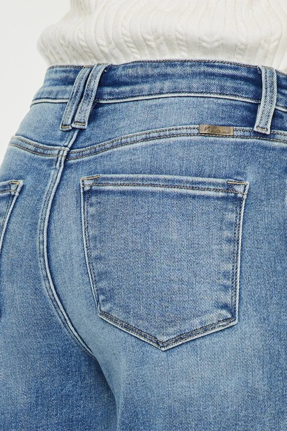 Kancan High Rise Wide Leg Jeans - Brittney MADE