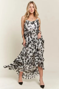 ADORA Ruffled Tiered Scoop Neck Cami Dress - Brittney MADE