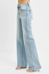 RISEN High Rise Wide Leg 90's Jeans - Brittney MADE