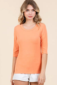 Mittoshop Round Neck Half Sleeve T-Shirt - Brittney MADE