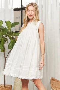 ADORA Loose Textured Babydoll Dress - Brittney MADE