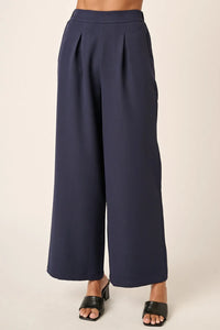 Mittoshop Inverted Pleat Detail Wide Leg Pants - Brittney MADE