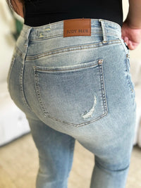 Judy Blue Full Size Mid Rise Flare Jeans - Brittney MADE