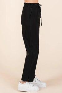 Mittoshop Paperbag Waist Tapered Straight Pants - Brittney MADE