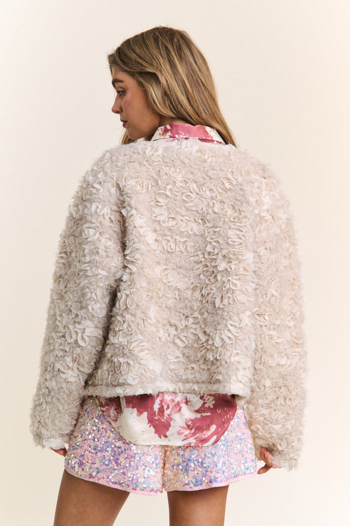 J.NNA Mixed Fabric Chic Jacket - Brittney MADE