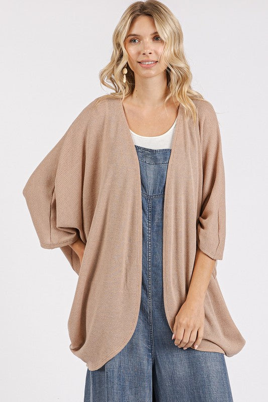 Mittoshop Open Front Batwing Sleeve Cardigan - Brittney MADE