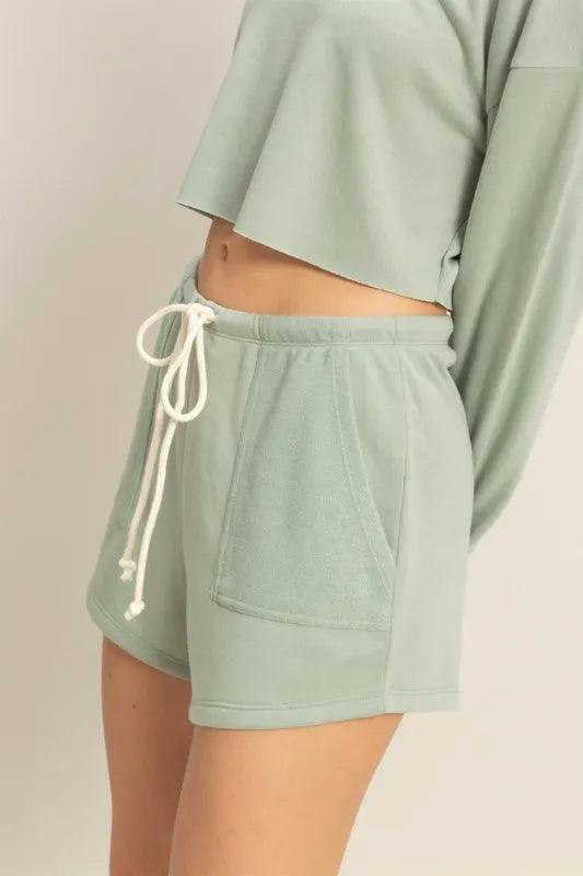 HYFVE Drawstring Mid Waist Shorts - Brittney MADE
