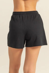 HYFVE Drawstring Waffle Knit Front Pocket Shorts - Brittney MADE