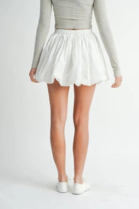 MABLE Poplin Bubble Mini Skirt - Brittney MADE