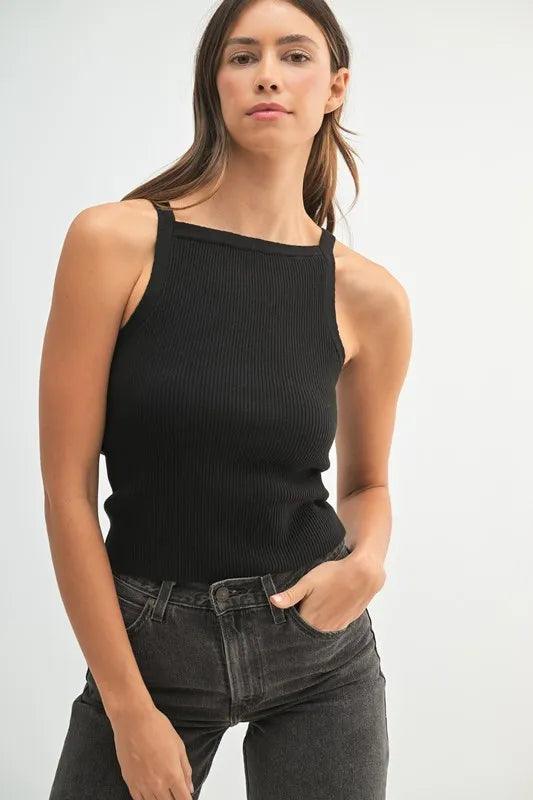 MABLE Ribbed Knit Tank - Brittney MADE