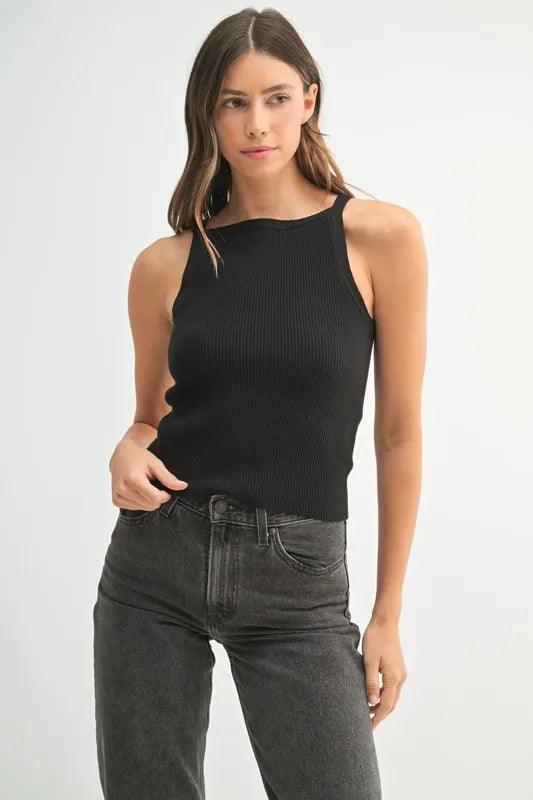 MABLE Ribbed Knit Tank - Brittney MADE