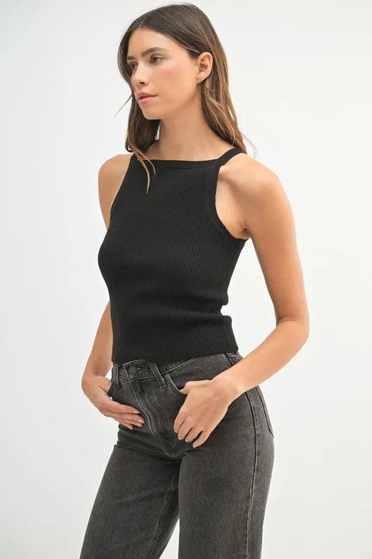 MABLE Ribbed Knit Tank - Brittney MADE