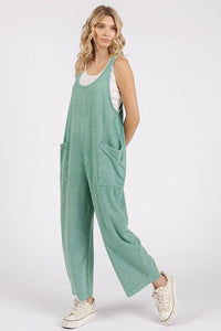 Mittoshop Scoop Neck Wide Leg Overalls - Brittney MADE